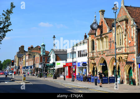 Berkhamsted town centre high street Hertfordshire, England, United ...