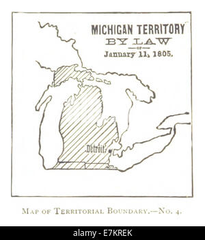 This map from Farmer’s 1884 work illustrates the boundary lines of a ...