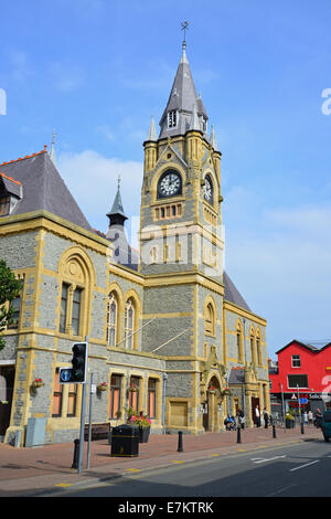 Rhyl town hall and clock tower north wales uk Stock Photo - Alamy