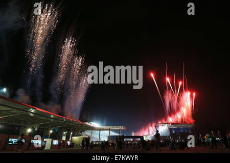 Incheon, South Korea. 19th Sep, 2014. General view Opening Ceremony : Opening Ceremony at Incheon Asiad Main Stadium during the 2014 Incheon Asian Games in Incheon, South Korea . © AFLO SPORT/Alamy Live News Stock Photo