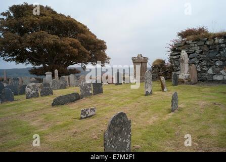 Ruins of Kilchatton Church Isle of Luing Stock Photo