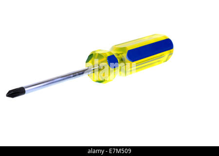 Phillips head screwdriver isolated on white Stock Photo