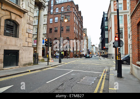 Looking Down From Maddox Street To New Bond Street Mayfair London United Kingdom Stock Photo