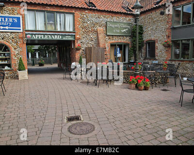 Appleyard Shopping area in Holt North Norfolk United Kingdom Stock Photo