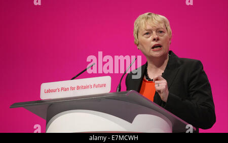 ANGELA EAGLE MP SHADOW LEADER OF THE HOUSE OF 21 September 2014 MANCHESTER CENTRAL MANCHESTER ENGLAND Stock Photo