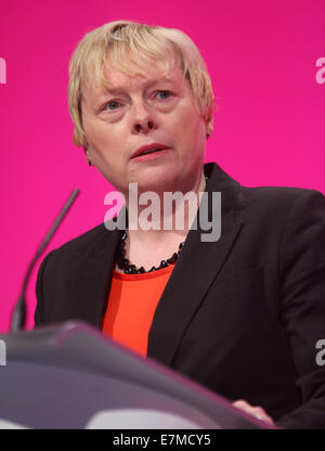 ANGELA EAGLE MP SHADOW LEADER OF THE HOUSE OF 21 September 2014 MANCHESTER CENTRAL MANCHESTER ENGLAND Stock Photo