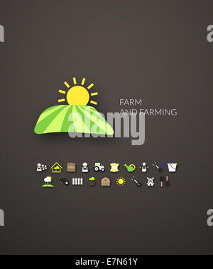 Flat icons set 26 Stock Photo - Alamy