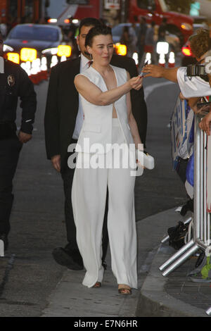 Sabotage Premiere at Regal Theatre DTLA  Featuring: Olivia Williams Where: DTLA, California, United States When: 20 Mar 2014 Stock Photo