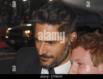 Sabotage Premiere at Regal Theatre DTLA  Featuring: Joe Manganiello Where: DTLA, California, United States When: 20 Mar 2014 Stock Photo