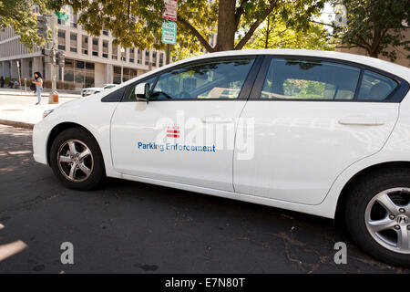 Parking enforcement car - Washington, DC USA Stock Photo