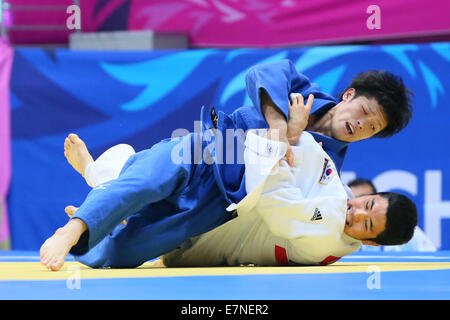 Incheon, South Korea. 20th Sep, 2014. Toru Shishime (JPN) Judo : Men's -60kg at Dowon Gymnasium during the 2014 Incheon Asian Games in Incheon, South Korea . © YUTAKA/AFLO SPORT/Alamy Live News Stock Photo