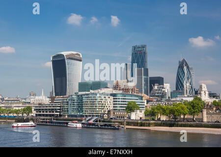 City, London, England, UK, architecture, famous, skyline, Thames, river, tourism, travel, gherkin
