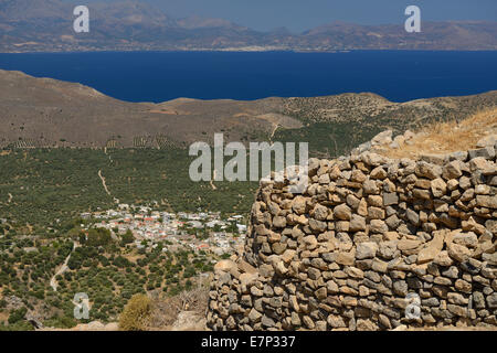 Europe, Greece, Greek, Crete, Mediterranean, island, Kavousi, landscape Stock Photo