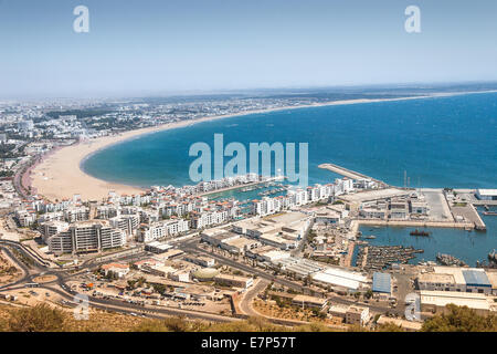 City view of Agadir, Morocco Stock Photo