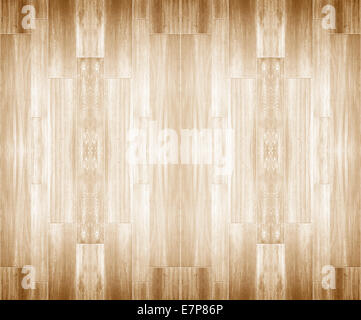 Hardwood maple basketball court floor viewed from above Stock Photo