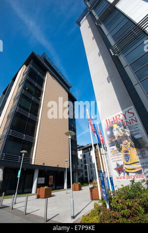 Jurys Inn Hotel at the Waterfront Plaza on Station Street in Nottingham, Nottinghamshire England UK Stock Photo