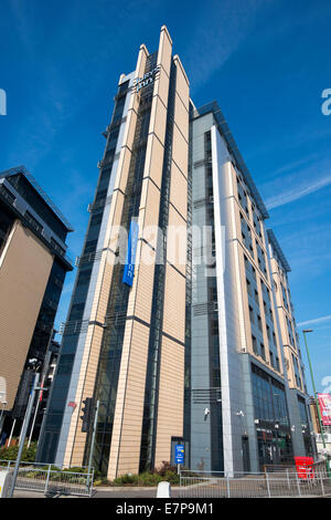 Jurys Inn Hotel on Station Street at the Waterfront Plaza in Nottingham City, Nottinghamshire England UK Stock Photo