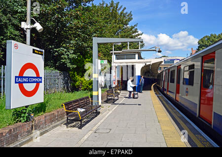 Ealing Common Underground Station, London Borough of Ealing, London, England, United Kingdom Stock Photo