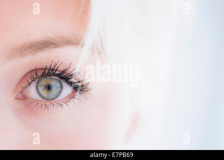 Close-up of woman's eye Stock Photo