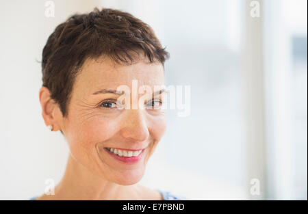Portrait of senior woman Stock Photo