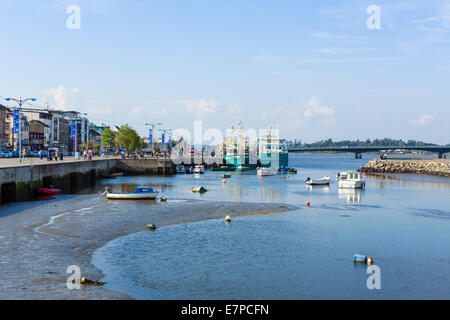 Harbour in Wexford Town, County Wexford, Republic of Ireland Stock Photo