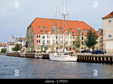 Danish Centre of Architecture (Dansk Arkitektur Center) in old warehouse Copenhagen Harbour Christianshavn Copenhagen Denmark Stock Photo