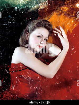 JEANNE CRAIN (1925-2003) US film  actress about 1955 Stock Photo