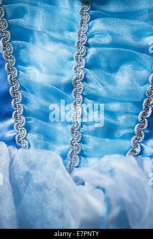 Close up of girl's princess dress Stock Photo