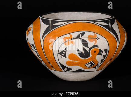 Traditional Native American Pueblo Pottery. Stock Photo
