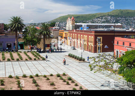 Santo Domingo Plaza in the historic downtown area of Oaxaca, Mexico. Stock Photo