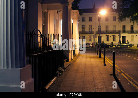 Clarendon Square at night, Leamington Spa, Warwickshire, England, UK Stock Photo