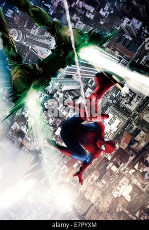 The Amazing Spider-man 2 Year : 2014 USA Director : Marc Webb Andrew Garfield Movie poster (textless) Stock Photo