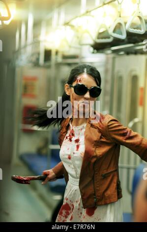 The Raid 2: Berandal Year : 2014 Indonesia Director : Gareth Evans Julie Estelle Stock Photo