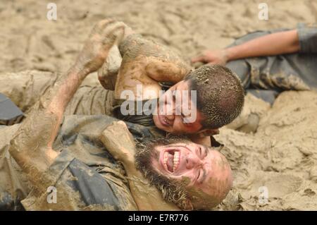 The Raid 2: Berandal Year : 2014 Indonesia Director : Gareth Evans Iko Uwais Stock Photo