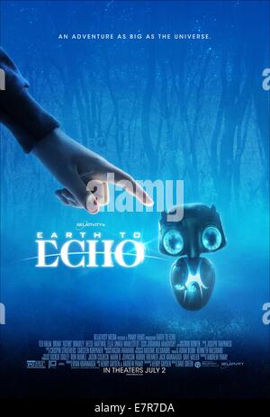 Earth to Echo Year : 2014 USA Director : Dave Green Movie poster (USA) Stock Photo