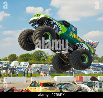 Monster Truck called Swamp Thing driven by Tony Dixon, performing at ...