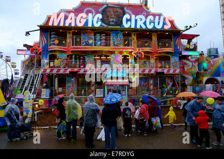 Sideshow Alley at the 2014 Brisbane Ekka Stock Photo