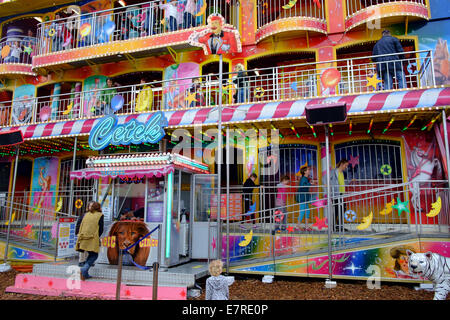 Sideshow Alley at the 2014 Brisbane Ekka Stock Photo