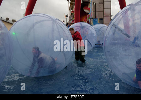 Sideshow Alley at the 2014 Brisbane Ekka Stock Photo