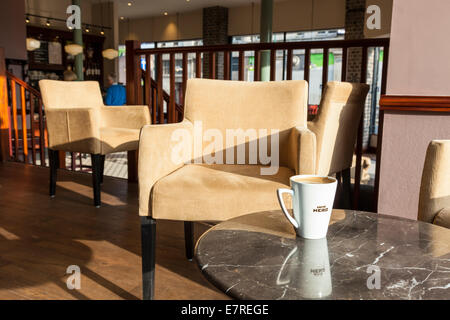 Large coffee, Caffe Nero, UK Stock Photo