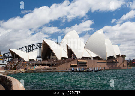 Sydney, Australia - November 18 - Sydney Opera House on a clear spring day on November 18th 2012. Stock Photo