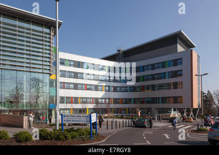 The Queen Alexander Hospital at Cosham near portsmouth built under the private finance initiative PFI Stock Photo