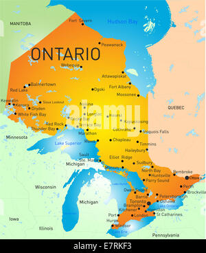 Ontario Province Map