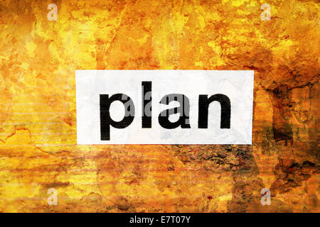 Plan Stock Photo