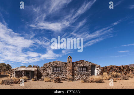 The old sanatorium on Tenerife, in the national park of Las Canadas del Teide, site of a hospital for recuperation of TB patient Stock Photo