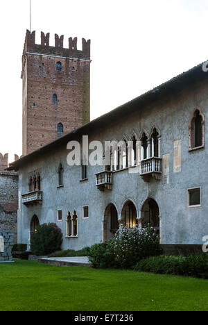 Castelvecchio in the City of Verona, Northern Italy Stock Photo