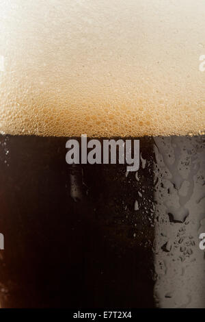 Refreshing Dark Stout Beer Ready to Drink Stock Photo