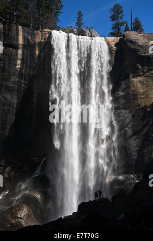CA02295-00...CALIFORNIA - Vernal Fall on the Merced River from the Mist Trail in Yosemite National Park. Stock Photo