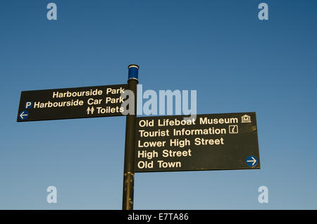 Street Signs at Poole Dorset England UK Stock Photo