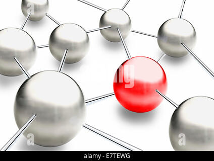 Coneptual image, connections, network Stock Photo